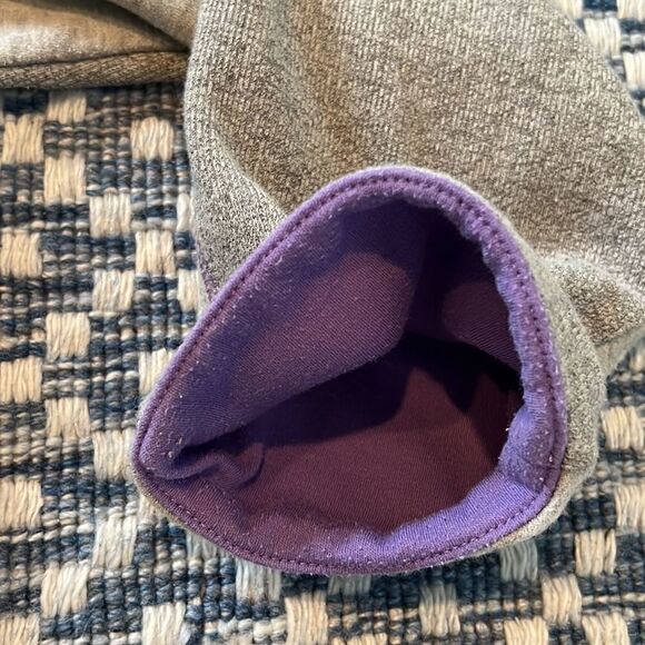 Draper’s & Damon’s Petites Women’s PXL Grey & Lavender Purple Full Zip Jacket - Picture 5 of 11